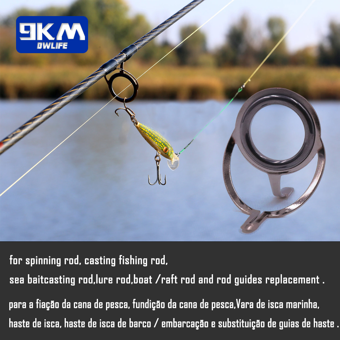 Cần Câu Cá Hướng Dẫn 50 ~ 120  - đánh giá và giá Fishing Rod Tip Replacement